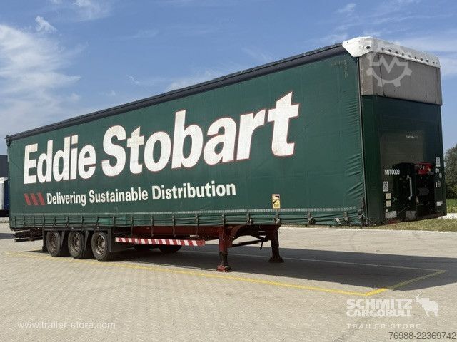 Auflieger mit Pritsche & Plane Schmitz Cargobull Curtainsider Mega