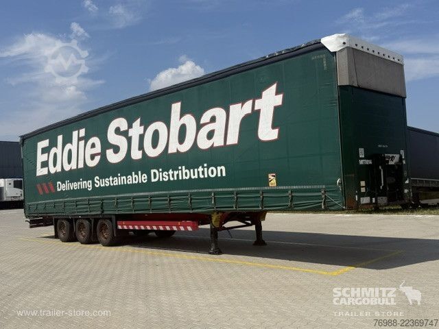 Auflieger mit Pritsche & Plane Schmitz Cargobull Curtainsider Mega