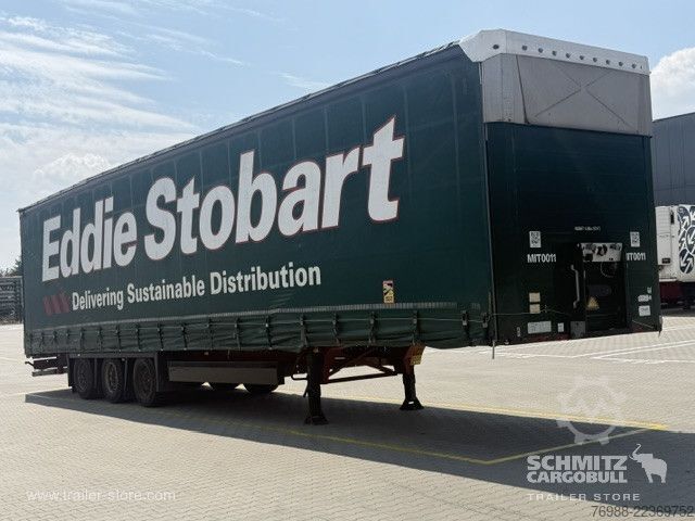Auflieger mit Pritsche & Plane Schmitz Cargobull Curtainsider Mega