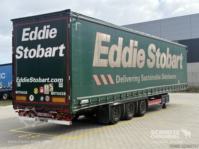 Auflieger mit Pritsche & Plane Schmitz Cargobull Curtainsider Mega