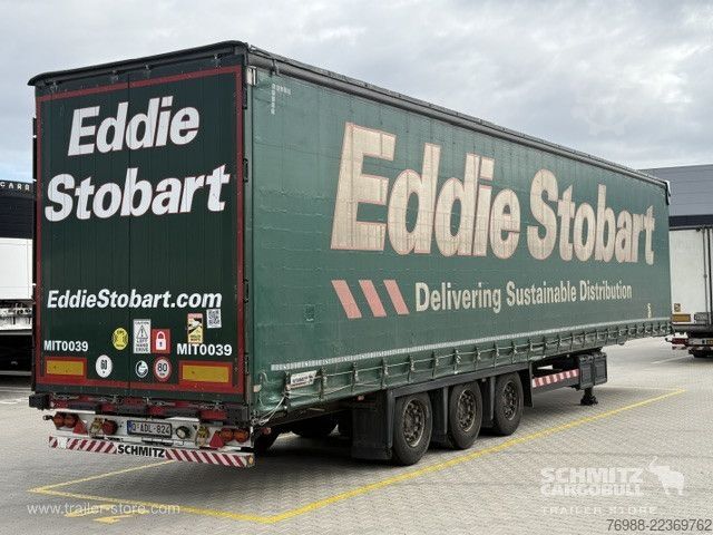 Auflieger mit Pritsche & Plane Schmitz Cargobull Curtainsider Mega