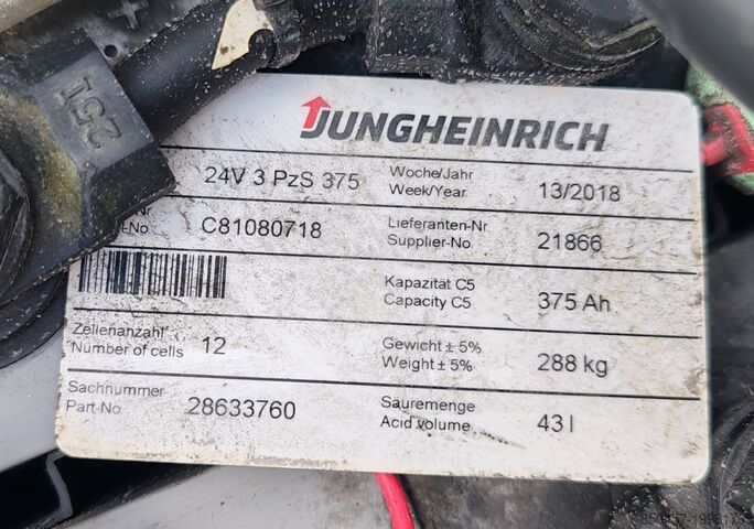 Pallet Stackers Jungheinrich EJC212 3.6m/ 2018yy/ 1574mh