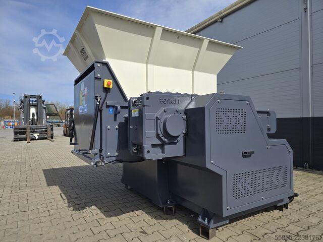 SINGLE SHAFT SHREDDER WITH PUSHER 45KW 3E-GrabTrade WT40100 45KW