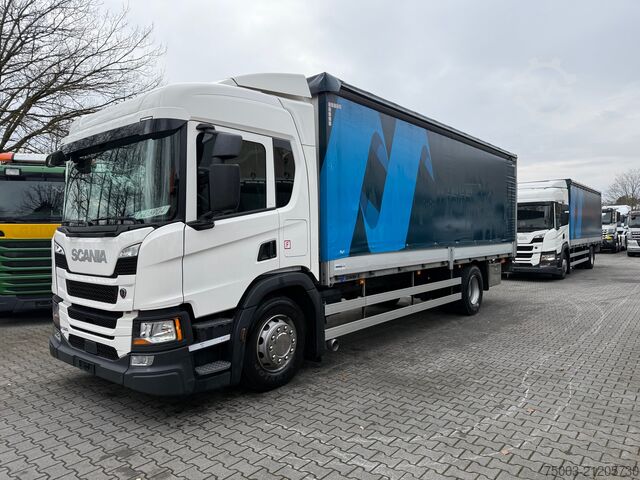 LKW mit Pritsche & Plane Scania P320 4X2