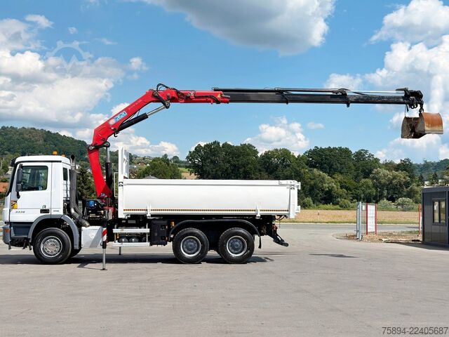 Truck mounted crane MERCEDES-BENZ ACTROS 3336* KIPPER 5,10 m + KRAN/FUNK * 6x4