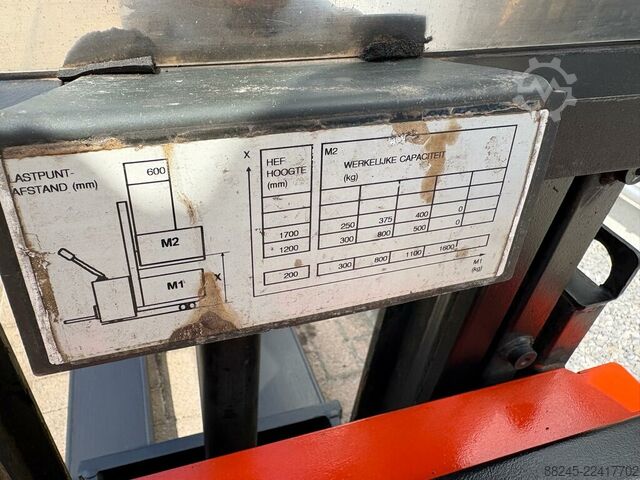 VS-22956 Electric double stacker BT 1700mm BT PPS1600