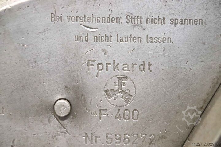 Key bar chuck Forkardt F 400