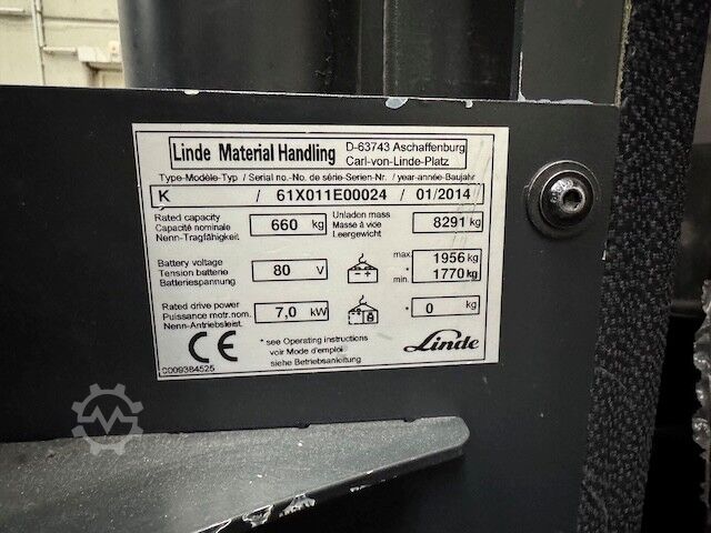 High-lift order picker Linde K