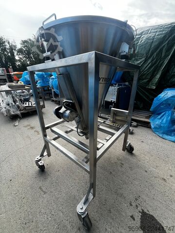 Mobiler Edelstahltrichter Ytron Y Vibration & Temperature hopper