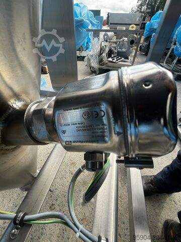 Mobiler Edelstahltrichter Ytron Y Vibration & Temperature hopper
