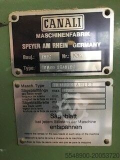 Trennbandsäge Canali Starlet TB 1100