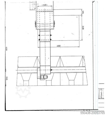 Becherwerk mit Kunststoffbechern Apollo