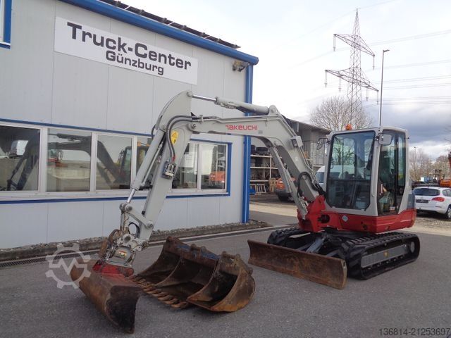 Minibagger TAKEUCHI TB 250 Powertilt + 4 x Löffel TAK-Lock