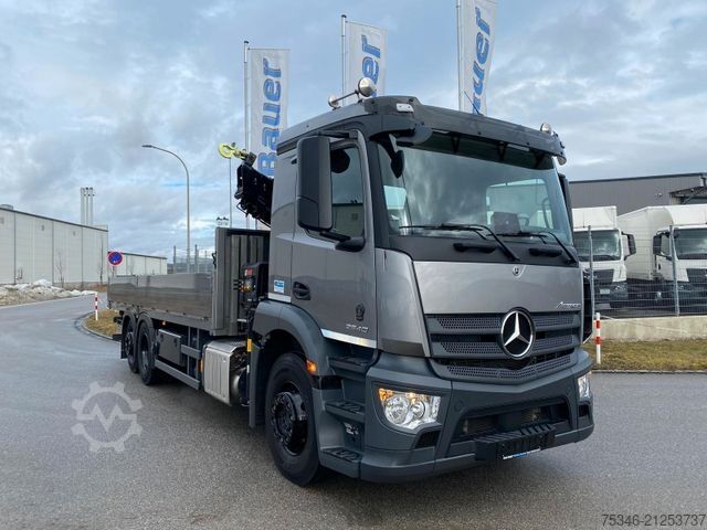 Autokran MERCEDES-BENZ 2540Pritsche7,00m/KranHiab118/Lenkachse/NL13,9to