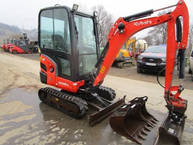 Minibagger Kubota KX 019-4 (1,9 Ton.) mechan. Schnellwechsler + Löff