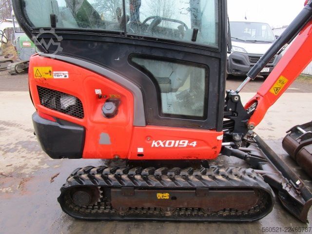 Minibagger Kubota KX 019-4 (1,9 Ton.) mechan. Schnellwechsler + Löff