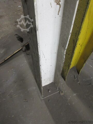 Kranhimmel Kran Hallenkran Kranbahn Demag Erikkila Portalkran 20x4m 3x0,5t Demag Kettenzug 3x500KG Stahlbau Stützen