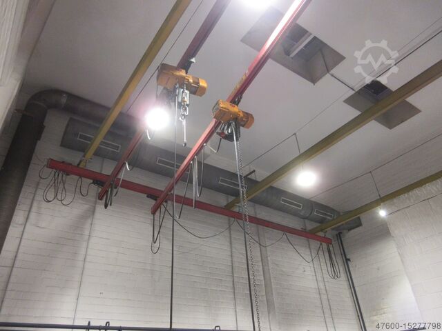 Kranhimmel Kran Hallenkran Kranbahn Demag - Portalkran KBK 500KG Kettenzug KBK 2 II KBK2 7x6m 2x 500Kg + Zubehör