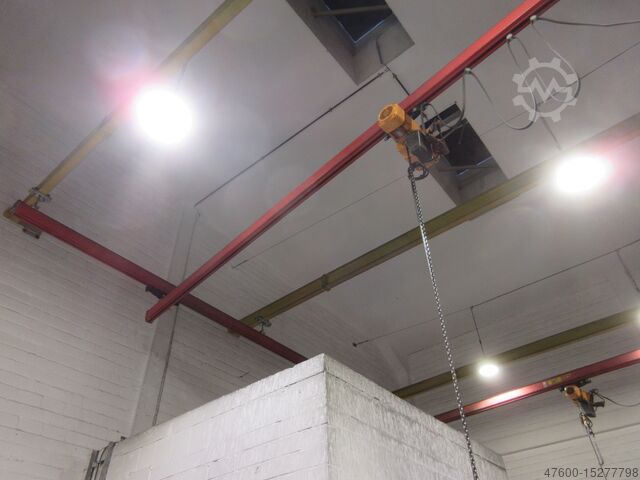 Kranhimmel Kran Hallenkran Kranbahn Demag - Portalkran KBK 500KG Kettenzug KBK 2 II KBK2 7x6m 2x 500Kg + Zubehör