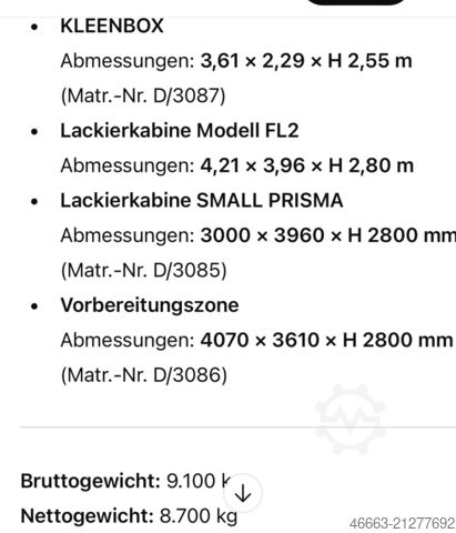 Lackieranlage Saima FL2