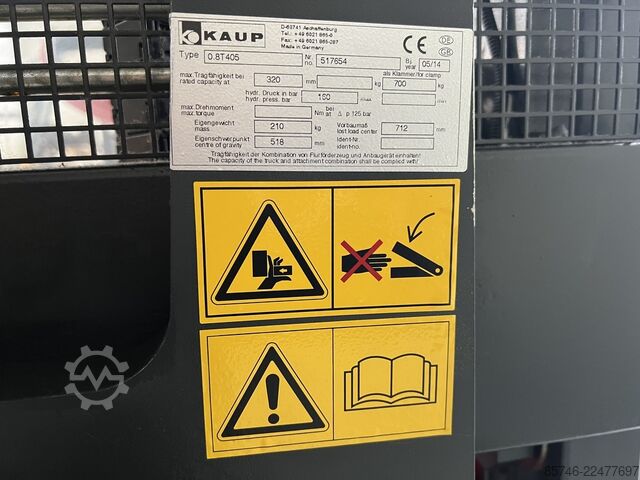 L 16 * KAUP - DRUM clamp * DEMO !!! LINDE L 16 * KAUP - DRUM  clamp * DEMO !!