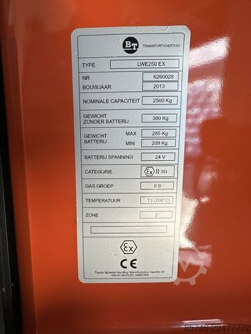 LWE 250 * Atex EX * Pyroban 3G / Zone 2 !! NEW battery !! BT LWE 250 * Atex EX * Pyroban 3G / Zone 2 !! NEW battery !!
