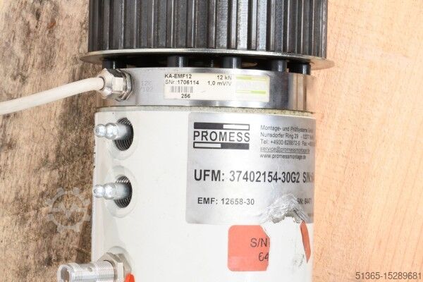 NC joining system without drive/servo press Promess 37402154-30G2