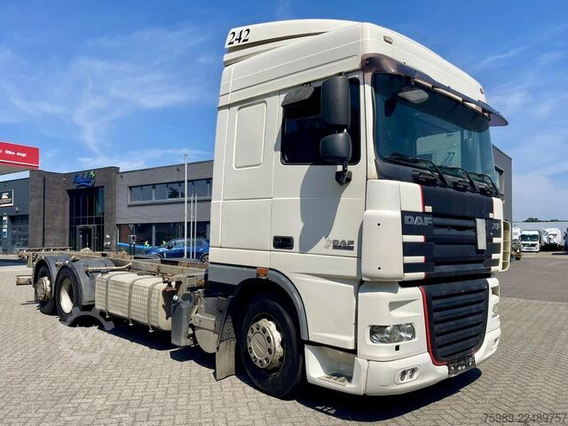 Container transportation DAF XF 105.460 EURO5,  BDF, RETARDER, FRIGO, WHEELB...
