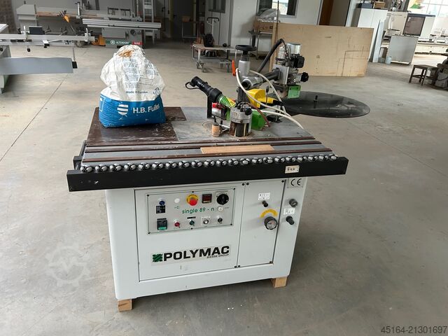 Formteilkantenanleimmaschine Polymac Single 89 N