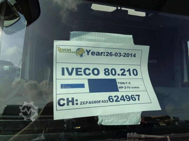 Schiebeplane Iveco Eurocargo 80EL21 Manual + Euro 6 + Dhollandia Lift