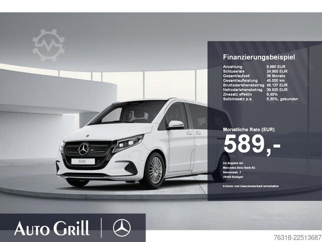 Minibus Mercedes-Benz EQV 300  MBUX+MBeam+Fahrassist+Wide+Cam.+Navi