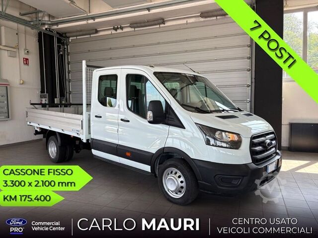 Pick-up van Ford Transit 350 Dop. Cab. 7 posti - Cassone Fisso