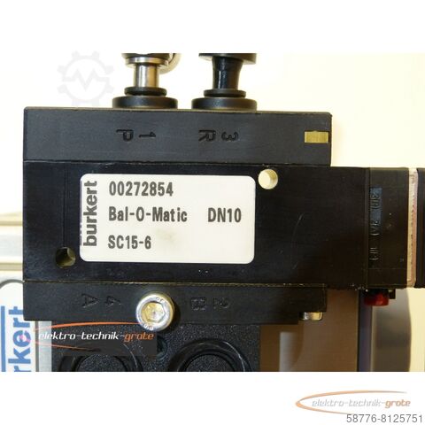 Component Bürkert SC15-6 /  SC00015-6U F03F05-N-DS-11 AU Pneumatischer Schwenkantrieb 214529