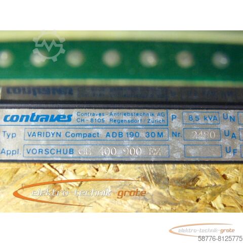 Component Contraves Varidyn Compact ADB 190.30M Frequenzumrichter SN:2480