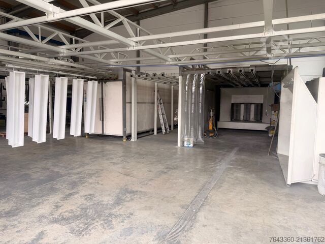 Powder coating system 6.5m complete ROMER 