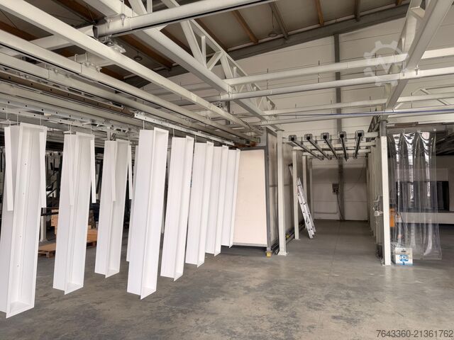Powder coating system 6.5m complete ROMER 