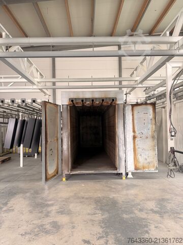 Powder coating system 6.5m complete ROMER 