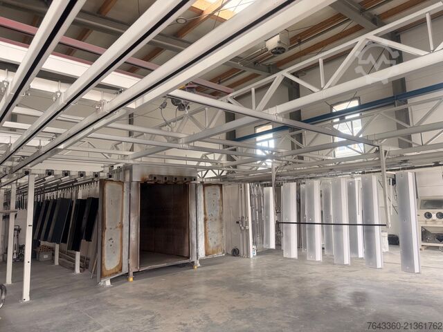 Powder coating system 6.5m complete ROMER 