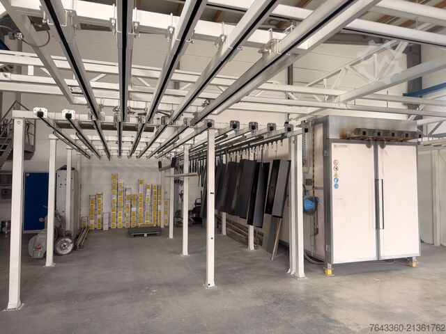 Powder coating system 6.5m complete ROMER 