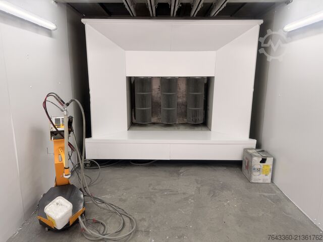 Pulverbeschichtungsanlage 6,5m komplett ROMER 