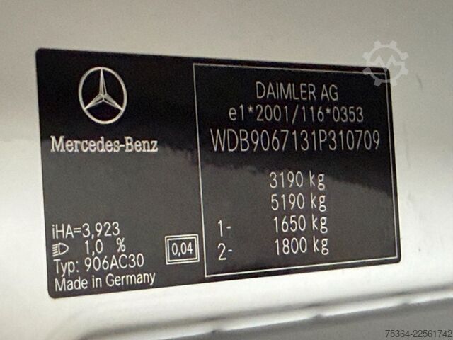 Kleinbus MERCEDES-BENZ Sprinter 314 Cdi 9Sitze Schiebetür Motor Defekt