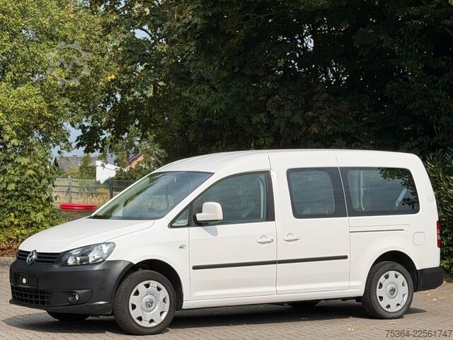 Kleinbus VW Caddy Maxi 1.6 Tdi 5 Sitze Rollstuhlrampe Klima