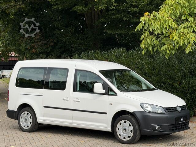 Kleinbus VW Caddy Maxi 1.6 Tdi 5 Sitze Rollstuhlrampe Klima