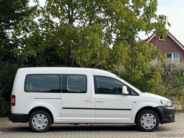 Kleinbus VW Caddy Maxi 1.6 Tdi 5 Sitze Rollstuhlrampe Klima