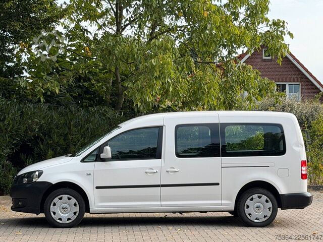 Kleinbus VW Caddy Maxi 1.6 Tdi 5 Sitze Rollstuhlrampe Klima