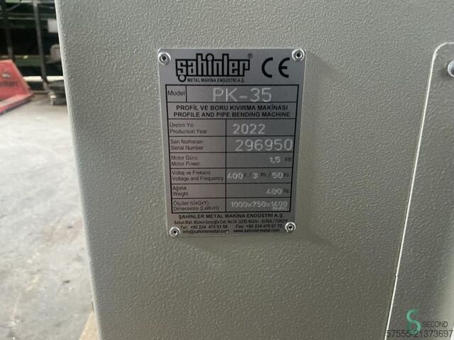 Profile bending machines Sahinler PK35 Sahinler PK35