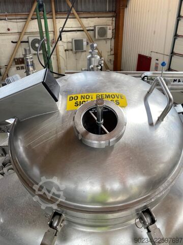 Becomix Type MV-2000 Edelstahl-Vakuum-Vormisch-Prozessbehälter, 2.000 Liter BECOMIX MV-2000