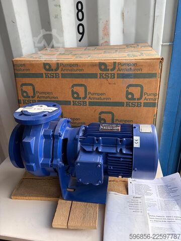 Wasserpumpe KSB ETABLOC-G 50-125/302 G4 pompa odśrod KSB ETABLOC-G 50-125/302 G4 pompa odśrod