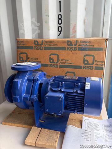 Wasserpumpe KSB ETABLOC-G 50-125/302 G4 pompa odśrod KSB ETABLOC-G 50-125/302 G4 pompa odśrod