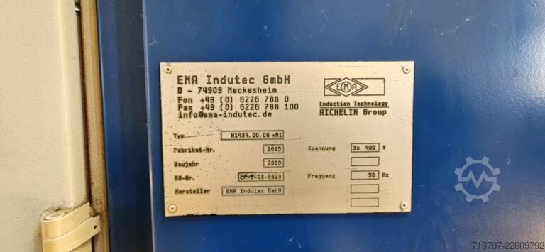 Hardening system - inductive EMA Indutec H1434